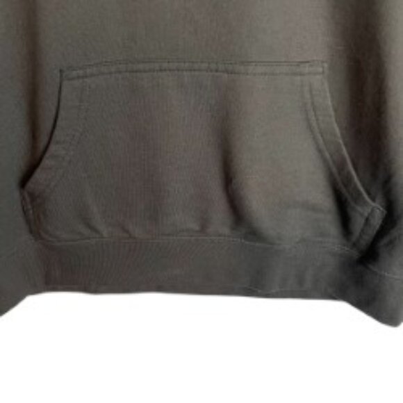 DELTA APPAREL RETRO STYLE PULLOVER SOFT BLACK BROOKLYN HOODIE SIZE XL - Picture 6 of 7